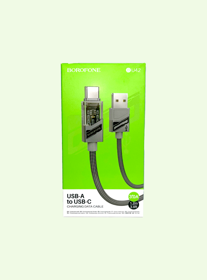 Borofone BU42 USB-A to USB-C Charging Data Cable